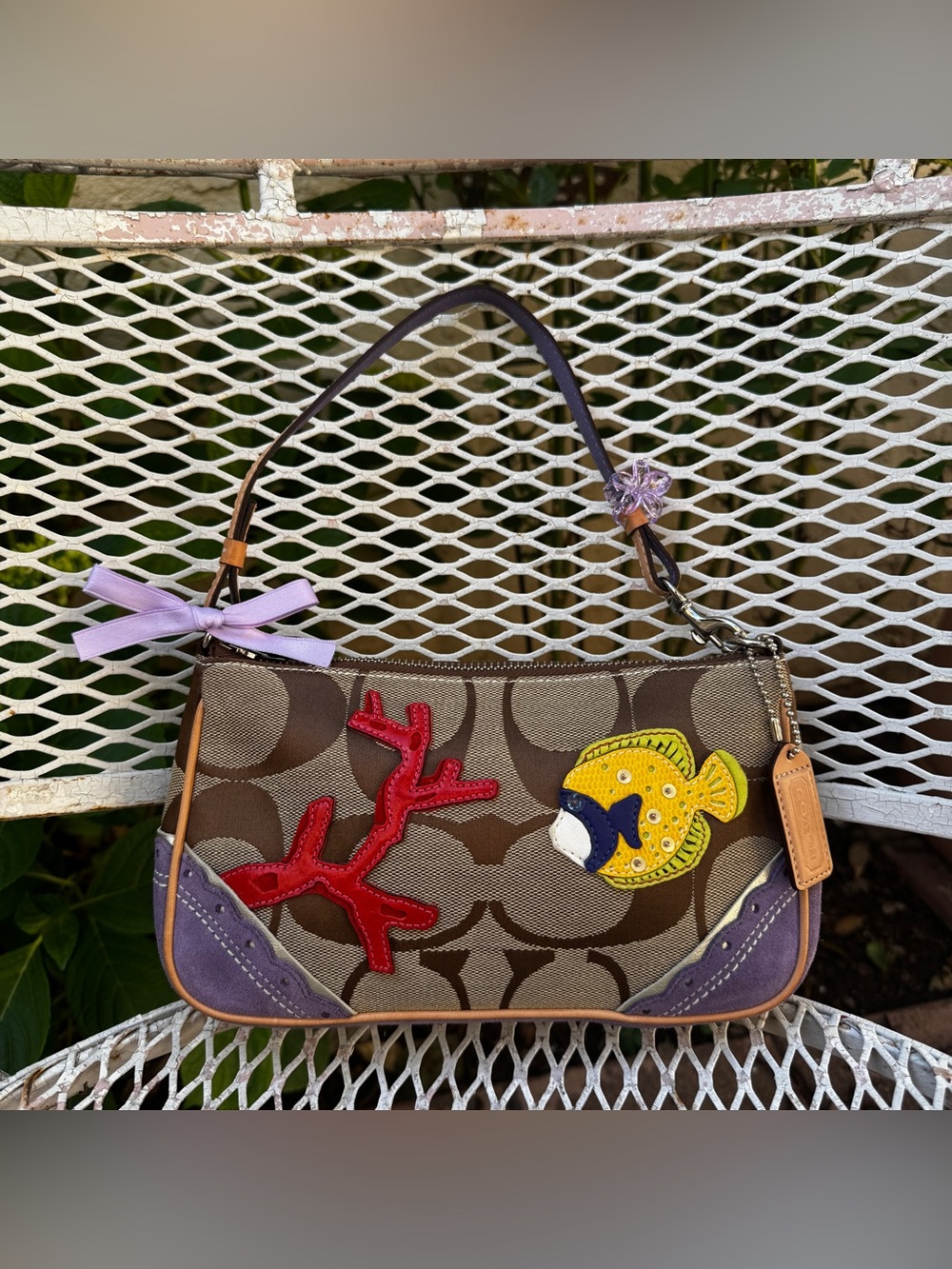 VTG Y2K Coach Fish Demi Bag
